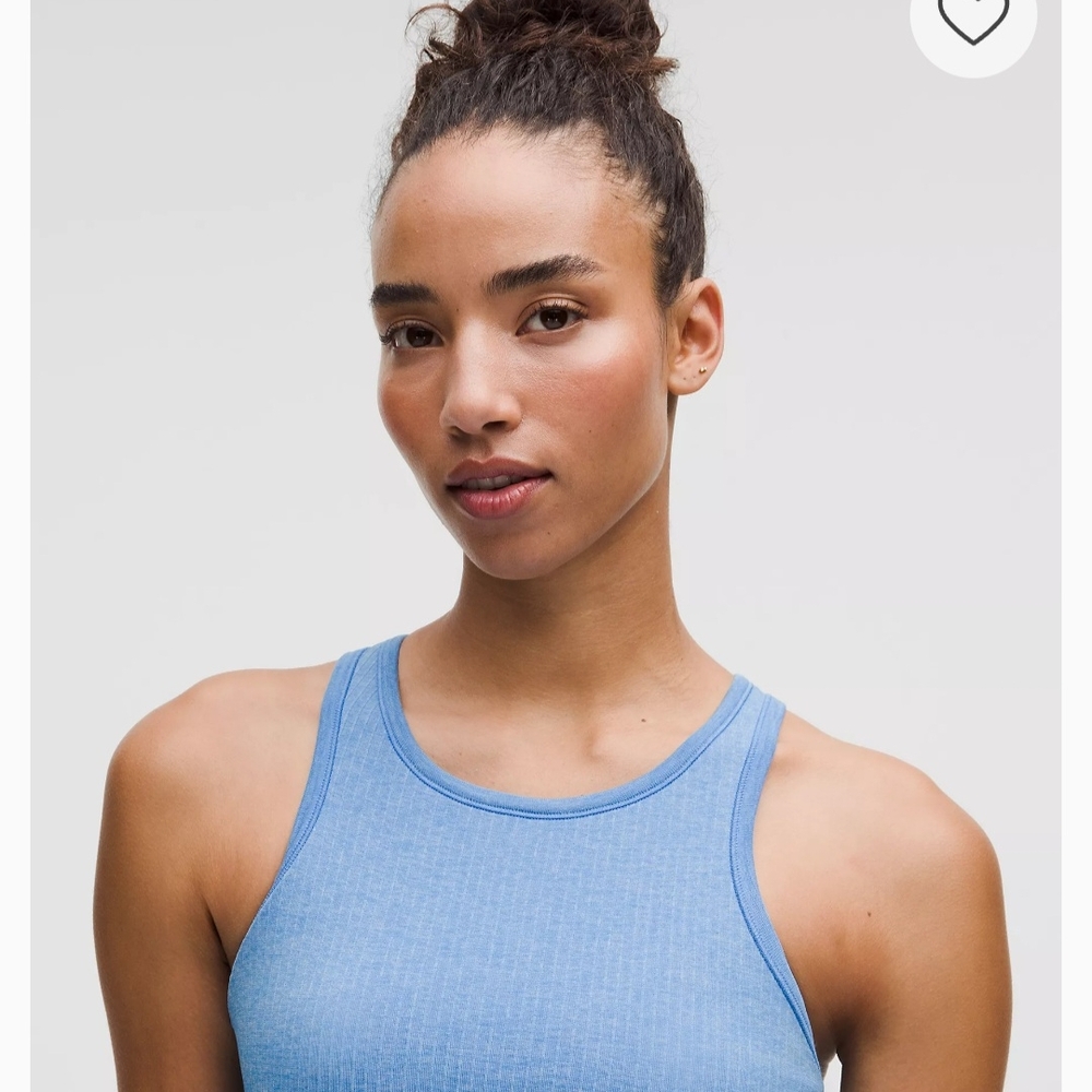 lululemon Blue Ribbed Tank Top - Picture 4 of 4